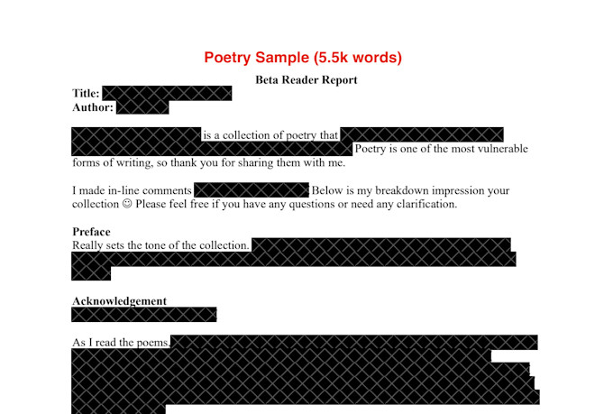 beta read your novel, short story, poetry, or memoir, lgbtq preference